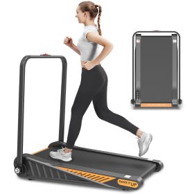 Under Desk Walking Pad, Treadmill 8% Incline 2.5HP 280LBS with Remote Control - as pic